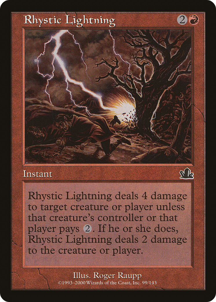 Rhystic Lightning [Prophecy] - The Mythic Store | 24h Order Processing