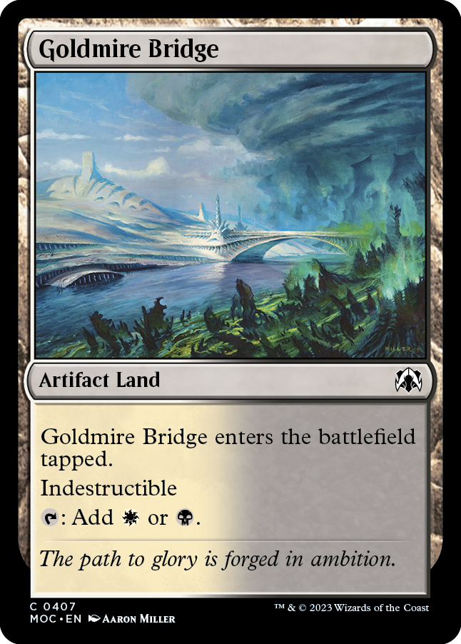Goldmire Bridge [March of the Machine Commander] - The Mythic Store | 24h Order Processing