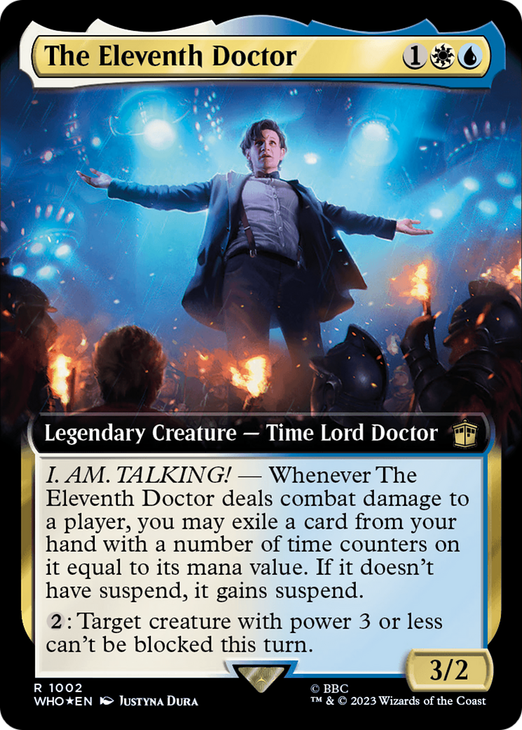 The Eleventh Doctor (Extended Art) (Surge Foil) [Doctor Who] - The Mythic Store | 24h Order Processing