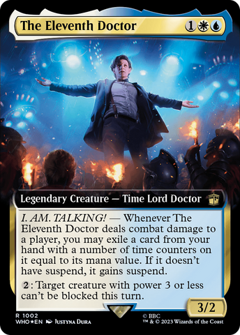 The Eleventh Doctor (Extended Art) (Surge Foil) [Doctor Who] - The Mythic Store | 24h Order Processing