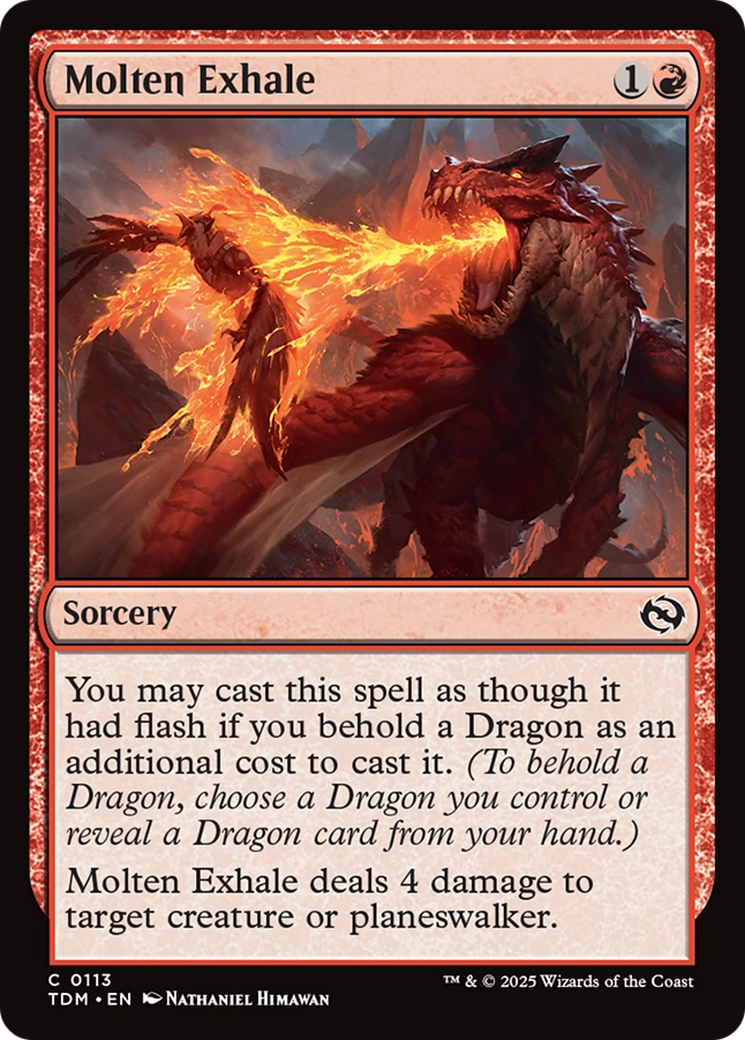 Molten Exhale [Tarkir: Dragonstorm] - The Mythic Store | 24h Order Processing