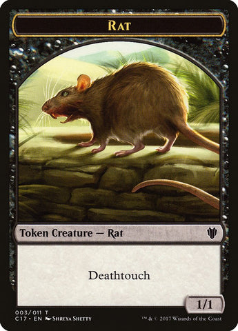 Rat Token [Commander 2017 Tokens] - The Mythic Store | 24h Order Processing