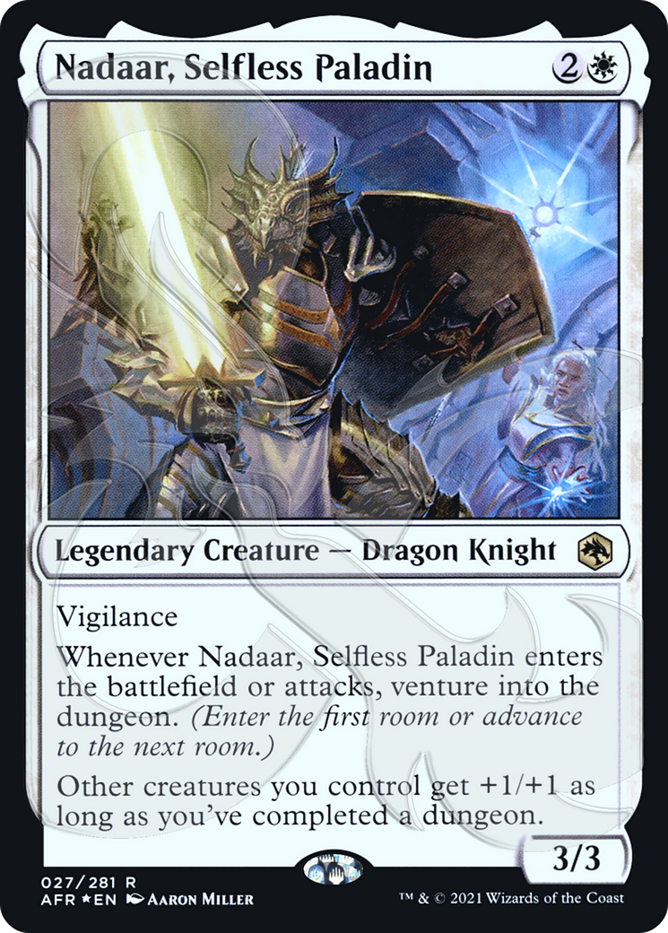 Nadaar, Selfless Paladin (Ampersand Promo) [Dungeons & Dragons: Adventures in the Forgotten Realms Promos] - The Mythic Store | 24h Order Processing