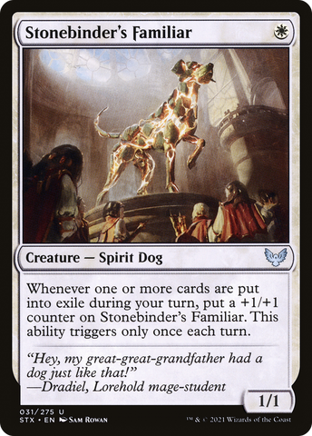 Stonebinder's Familiar [Strixhaven: School of Mages] - The Mythic Store | 24h Order Processing