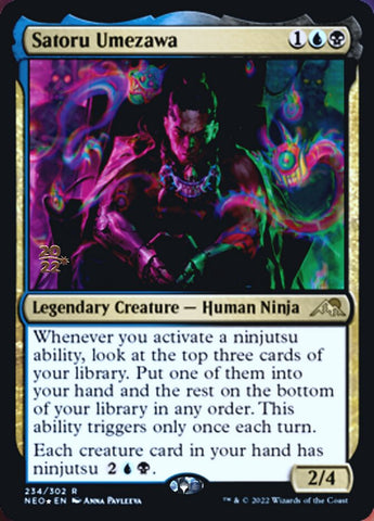 Satoru Umezawa [Kamigawa: Neon Dynasty Prerelease Promos] - The Mythic Store | 24h Order Processing