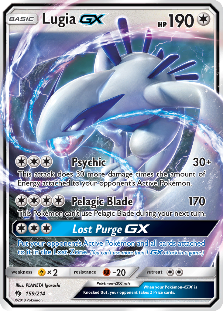 Lugia GX (159/214) [Sun & Moon: Lost Thunder] - The Mythic Store | 24h Order Processing