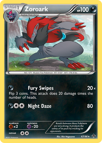 Zoroark (67/98) [Black & White: Emerging Powers] - The Mythic Store | 24h Order Processing
