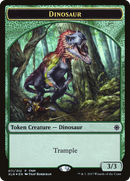 Dinosaur // Treasure Double-Sided Token [Friday Night Magic 2017] - The Mythic Store | 24h Order Processing