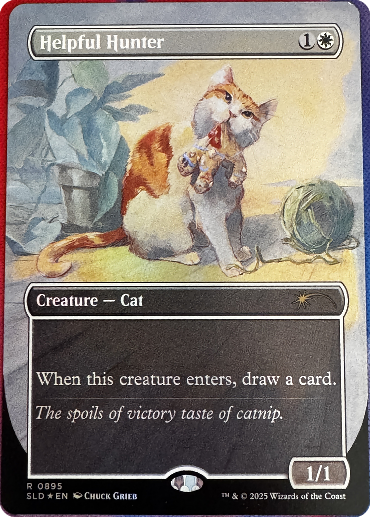 Helpful Hunter (0895) (Rainbow Foil) [Secret Lair Drop Series] - The Mythic Store | 24h Order Processing
