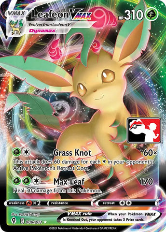 Leafeon VMAX (008/203) [Prize Pack Series One] - The Mythic Store | 24h Order Processing