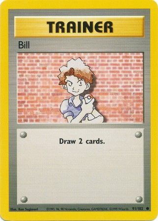 Bill (91/102) [Base Set Unlimited] - The Mythic Store | 24h Order Processing