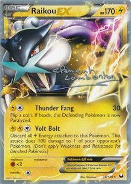 Raikou EX (38/108) (Anguille Sous Roche - Clement Lamberton) [World Championships 2013] - The Mythic Store | 24h Order Processing
