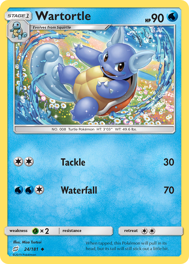 Wartortle (24/181) [Sun & Moon: Team Up] - The Mythic Store | 24h Order Processing