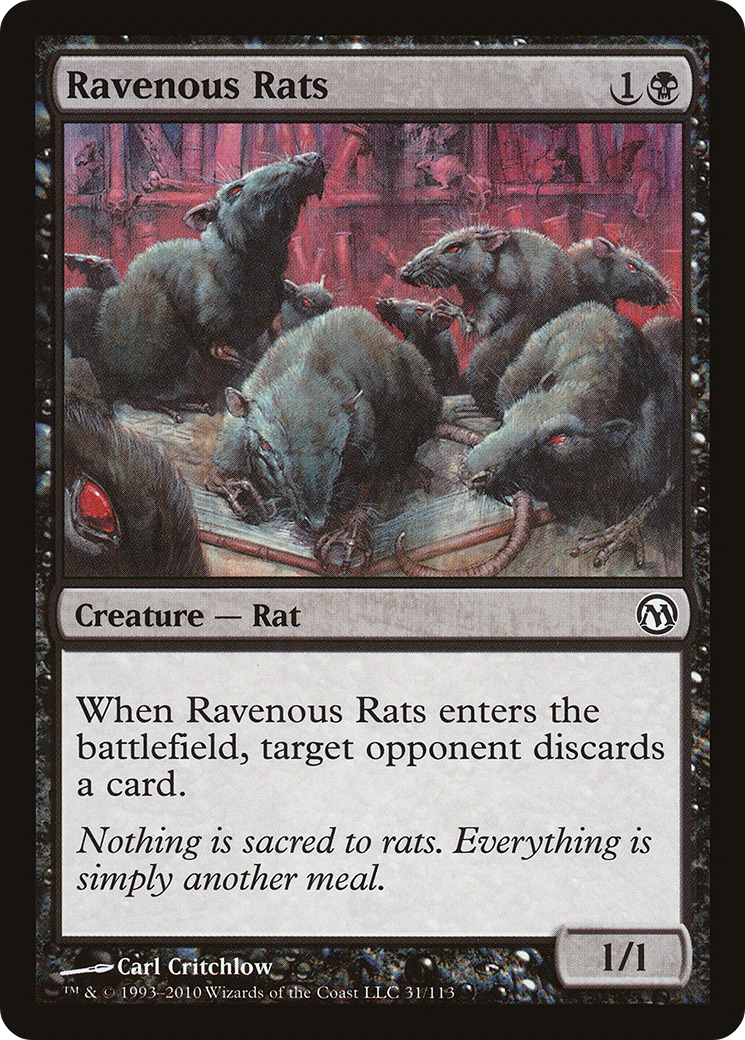 Ravenous Rats [Duels of the Planeswalkers] - The Mythic Store | 24h Order Processing