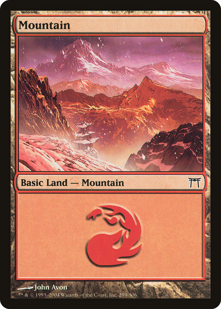 Mountain (299) [Champions of Kamigawa] - The Mythic Store | 24h Order Processing