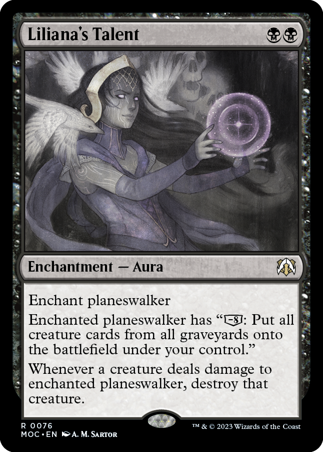 Liliana's Talent [March of the Machine Commander] - The Mythic Store | 24h Order Processing