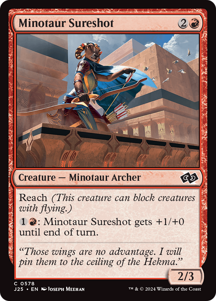 Minotaur Sureshot [Foundations Jumpstart] - The Mythic Store | 24h Order Processing