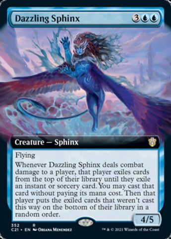 Dazzling Sphinx (Extended Art) [Commander 2021] - The Mythic Store | 24h Order Processing