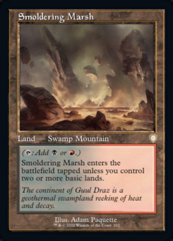 Smoldering Marsh (Retro) [The Brothers' War Commander] - The Mythic Store | 24h Order Processing