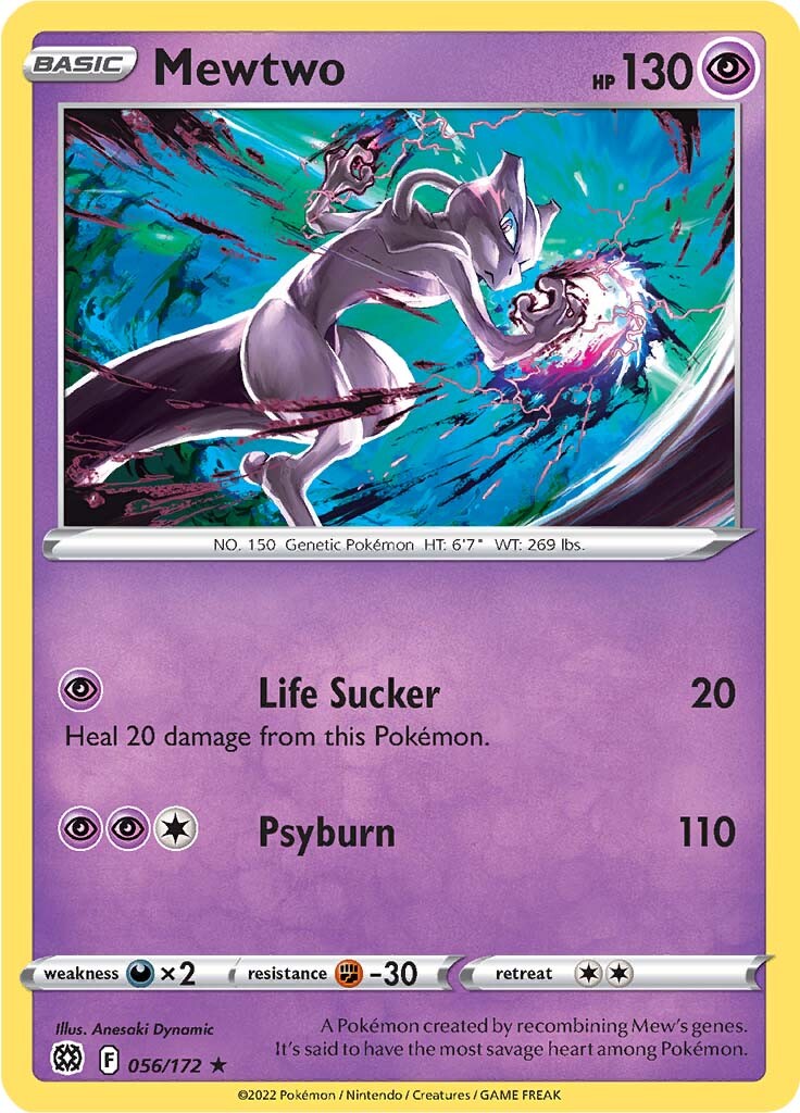 Mewtwo (056/172) [Sword & Shield: Brilliant Stars] - The Mythic Store | 24h Order Processing