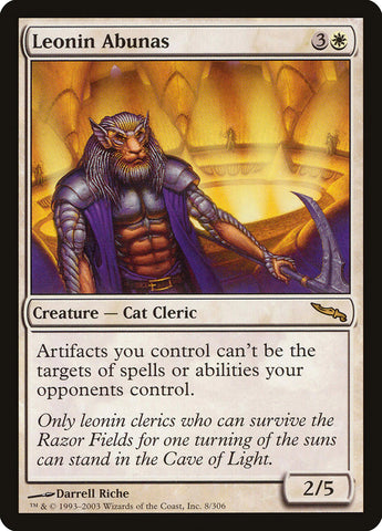 Leonin Abunas [Mirrodin] - The Mythic Store | 24h Order Processing