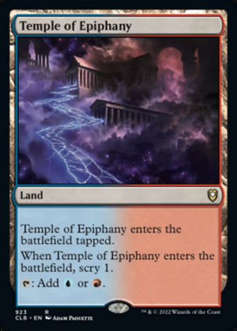 Temple of Epiphany [Commander Legends: Battle for Baldur's Gate] - The Mythic Store | 24h Order Processing