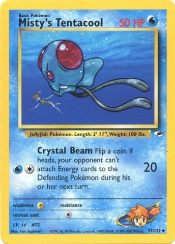 Misty's Tentacool (57/132) [Gym Heroes Unlimited] - The Mythic Store | 24h Order Processing