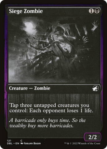 Siege Zombie [Innistrad: Double Feature] - The Mythic Store | 24h Order Processing