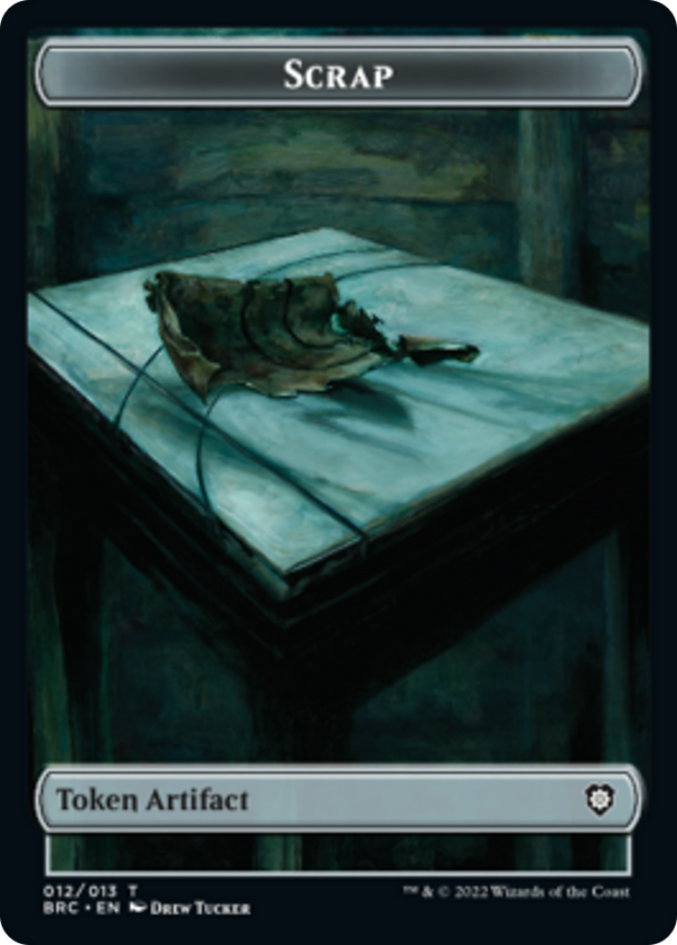 Scrap // Phyrexian Myr Double-Sided Token [The Brothers' War Commander Tokens] - The Mythic Store | 24h Order Processing