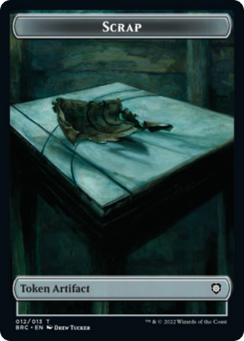 Scrap // Phyrexian Myr Double-Sided Token [The Brothers' War Commander Tokens] - The Mythic Store | 24h Order Processing