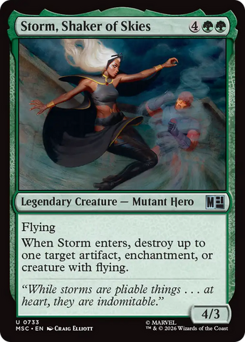 Storm, Shaker of Skies [Marvel Super Heroes Commander] - The Mythic Store | 24h Order Processing