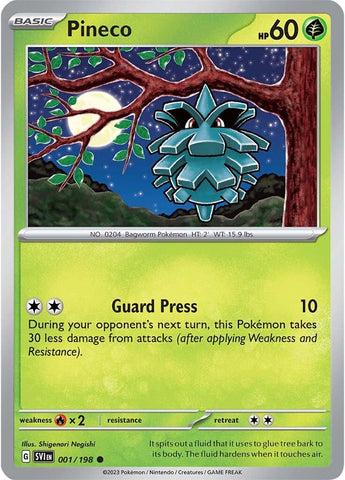Pineco (001/198) [Scarlet & Violet: Base Set] - The Mythic Store | 24h Order Processing