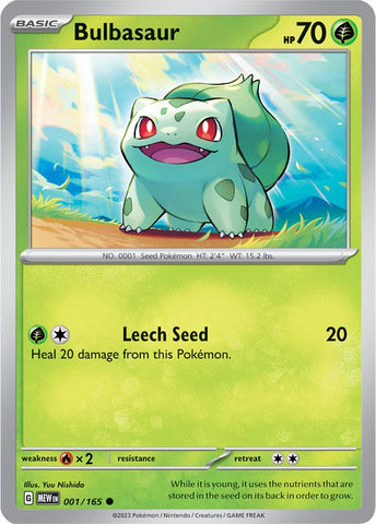 Bulbasaur (001/165) [Scarlet & Violet 151] - The Mythic Store | 24h Order Processing