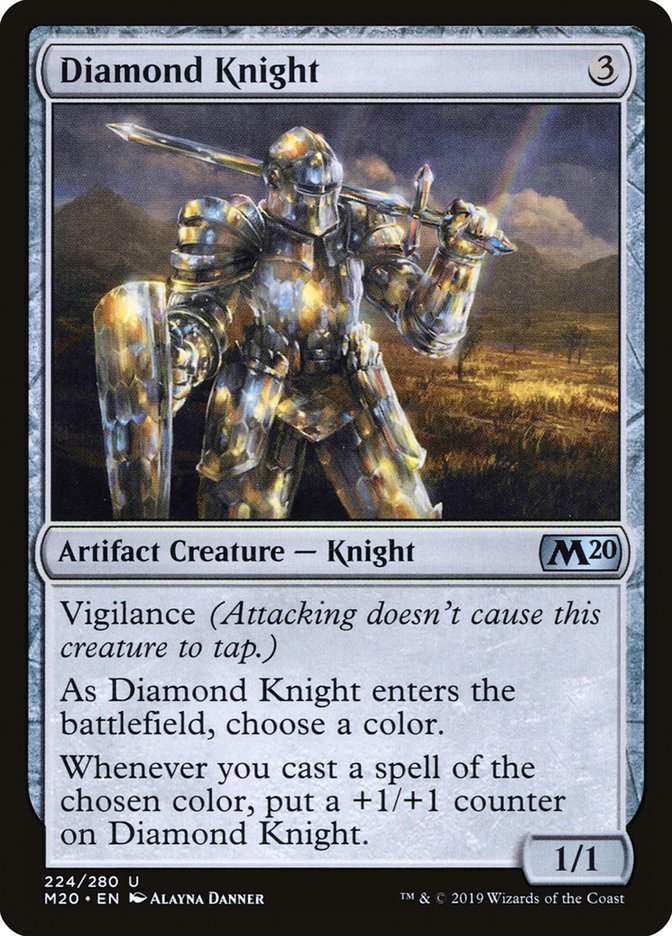 Diamond Knight [Core Set 2020] - The Mythic Store | 24h Order Processing