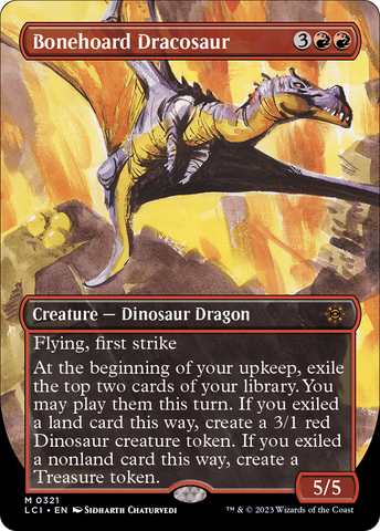 Bonehoard Dracosaur (Borderless) [The Lost Caverns of Ixalan] - The Mythic Store | 24h Order Processing