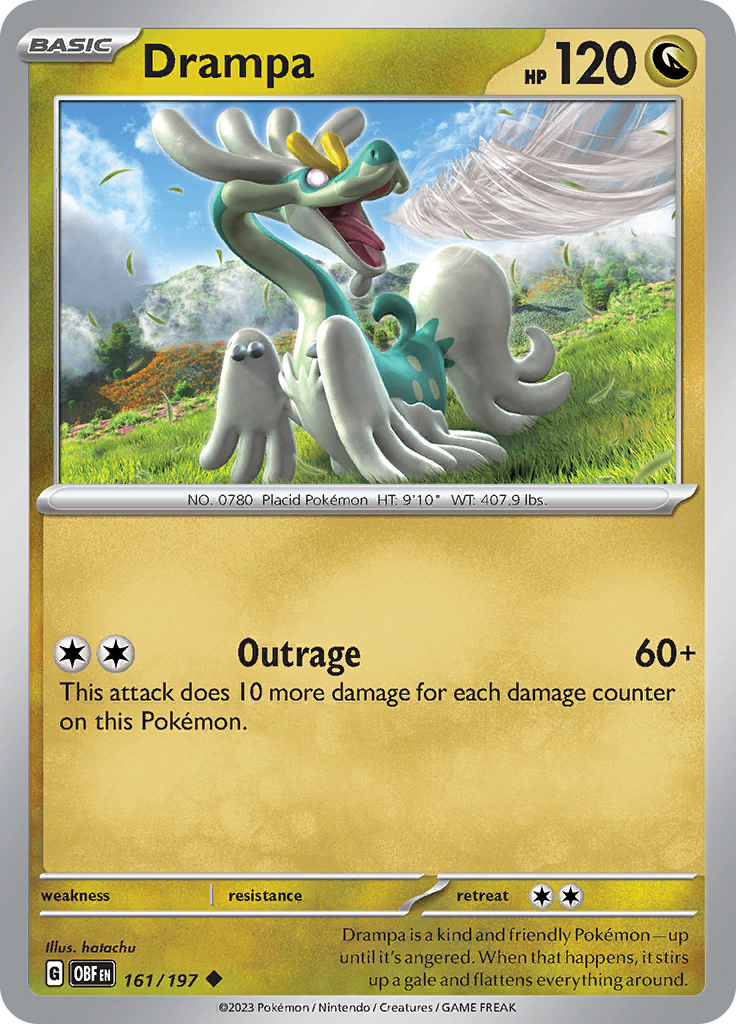 Drampa (161/197) [Scarlet & Violet: Obsidian Flames] - The Mythic Store | 24h Order Processing
