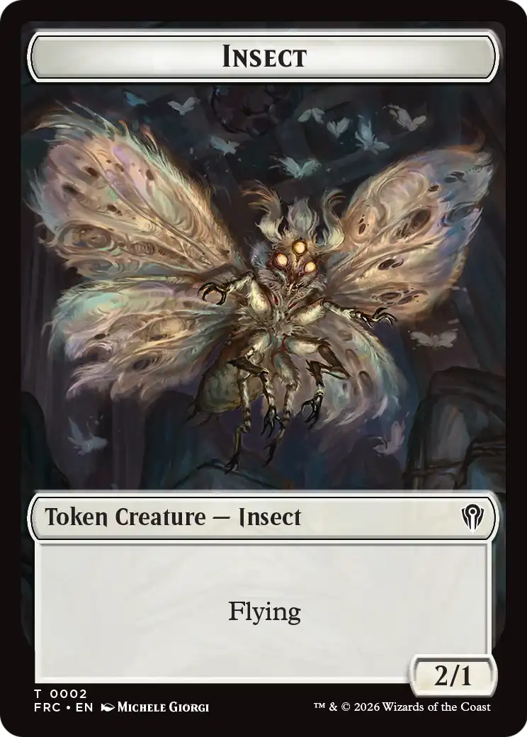 Warrior // Insect Double-Sided Token [Reality Fracture Commander Tokens] - The Mythic Store | 24h Order Processing
