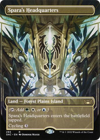 Spara's Headquarters (Borderless Alternate Art) [Streets of New Capenna] - The Mythic Store | 24h Order Processing