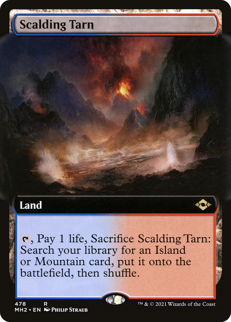 Scalding Tarn (Extended Art) [Modern Horizons 2] - The Mythic Store | 24h Order Processing