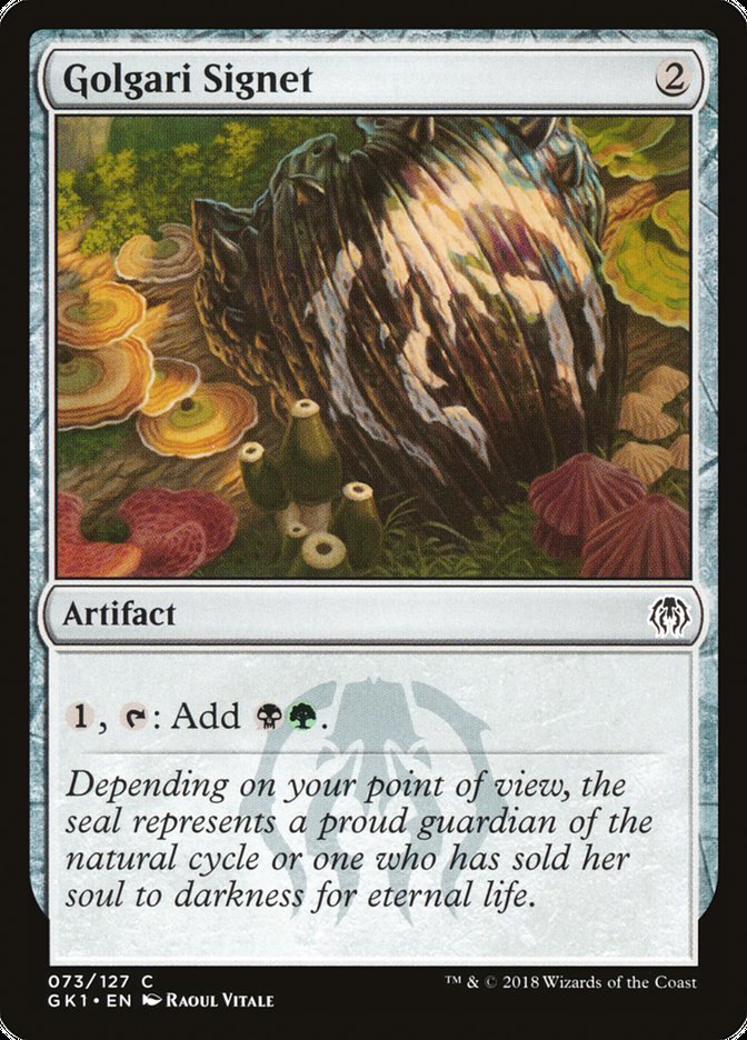 Golgari Signet [Guilds of Ravnica Guild Kit] - The Mythic Store | 24h Order Processing