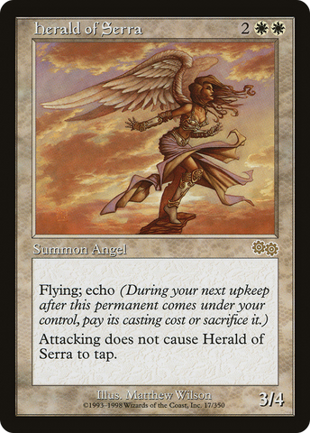 Herald of Serra [Urza's Saga] - The Mythic Store | 24h Order Processing