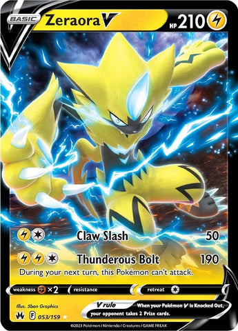 Zeraora V (053/159) [Sword & Shield: Crown Zenith] - The Mythic Store | 24h Order Processing