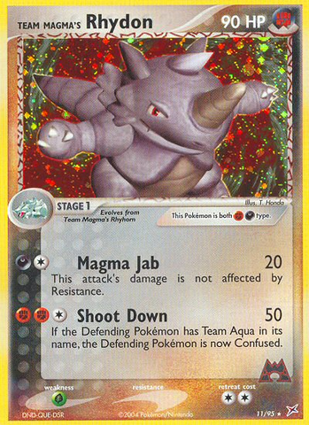 Team Magma's Rhydon (11/95) [EX: Team Magma vs Team Aqua] - The Mythic Store | 24h Order Processing