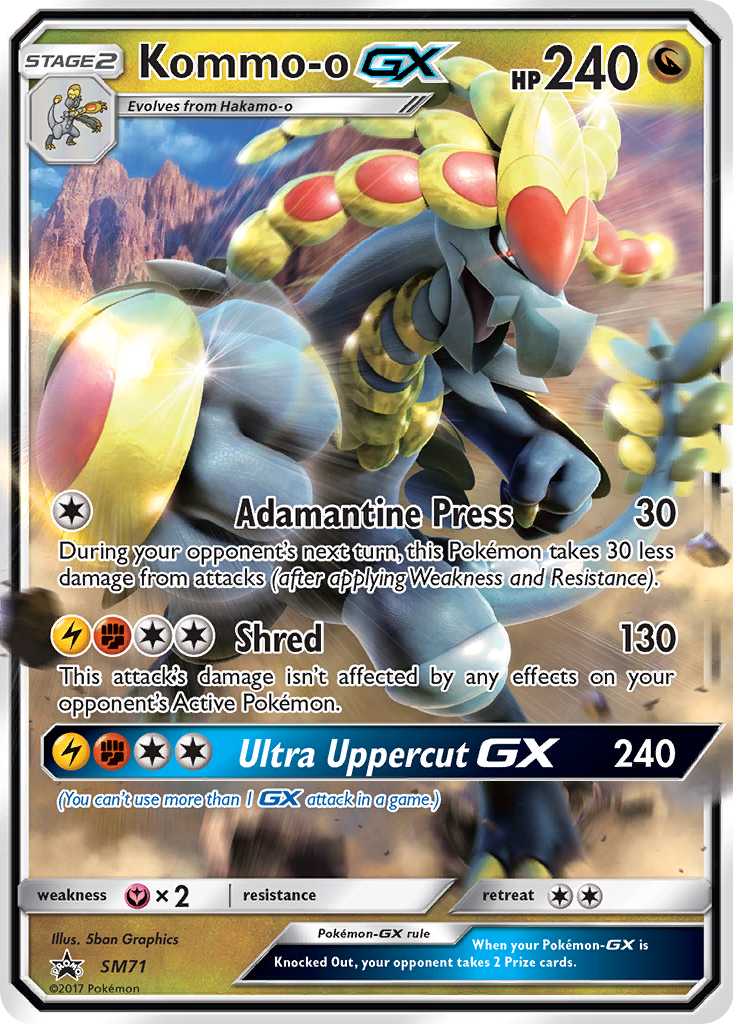 Kommo-o GX (SM71) [Sun & Moon: Black Star Promos] - The Mythic Store | 24h Order Processing