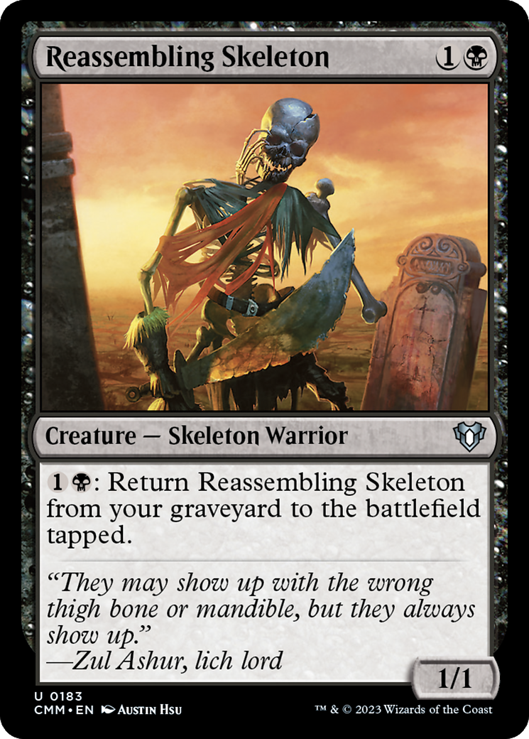 Reassembling Skeleton [Commander Masters] - The Mythic Store | 24h Order Processing