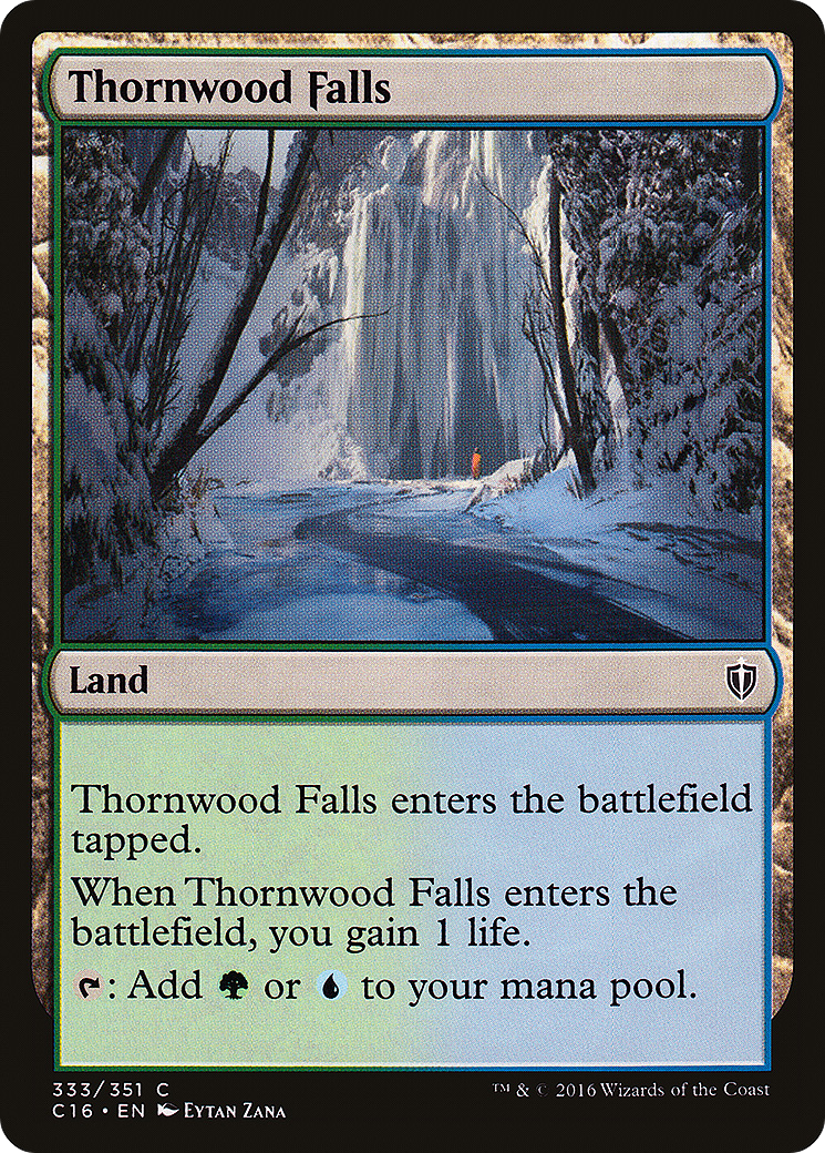Thornwood Falls [Commander 2016] - The Mythic Store | 24h Order Processing