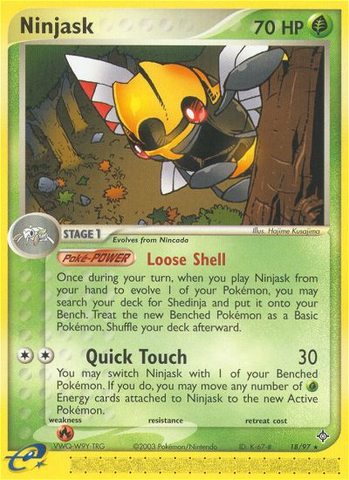 Ninjask (18/97) [EX: Dragon] - The Mythic Store | 24h Order Processing
