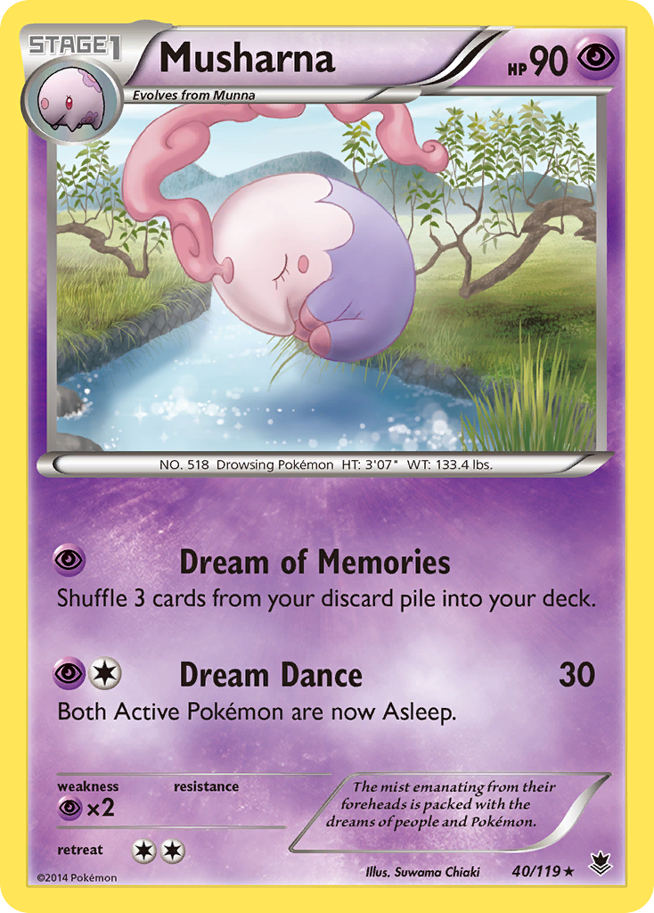 Musharna (40/119) [XY: Phantom Forces] - The Mythic Store | 24h Order Processing