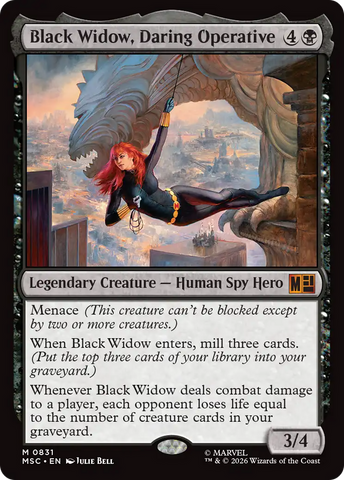 Black Widow, Daring Operative [Marvel Super Heroes Commander] - The Mythic Store | 24h Order Processing