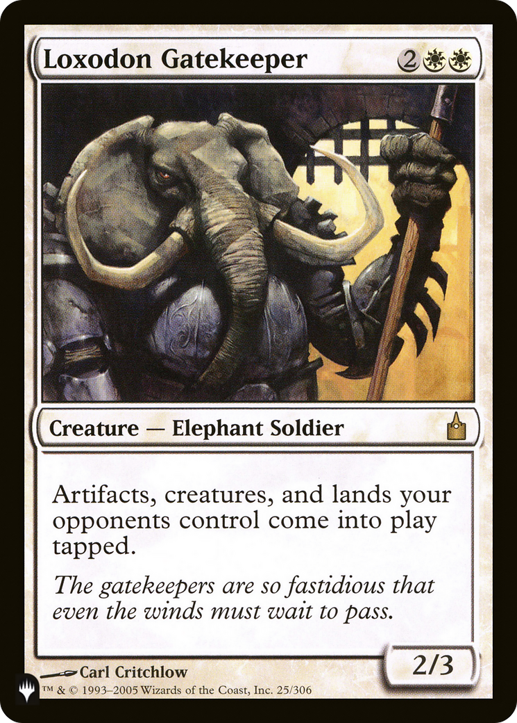Loxodon Gatekeeper [The List] - The Mythic Store | 24h Order Processing
